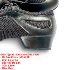 Giày Tập 9235 KDance Gót 2.0cm (9235K2P) - Đen
