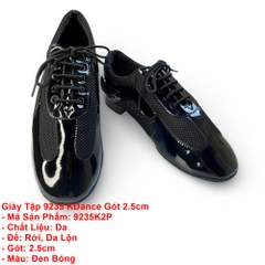 Giày Tập 9235 KDance Gót 2.0cm (9235K2P) - Đen Bóng