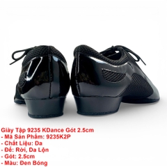 Giày Tập 9235 KDance Gót 2.0cm (9235K2P) - Đen Bóng