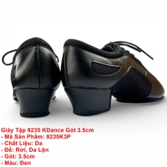 Giày Tập 9235 KDance Gót 3.5cm (9235K3P) - Đen + Size