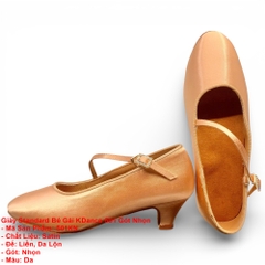 Giày Standard Bé Gái KDance 501 Gót Nhọn (501KN) - Satin