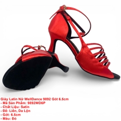 Giày Latin Nữ WellDance 9892 Gót 6.5cm (9892WD6P) - Đỏ