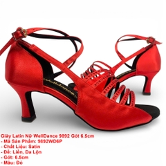 Giày Latin Nữ WellDance 9892 Gót 6.5cm (9892WD6P) - Đỏ