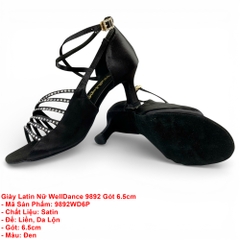 Giày Latin Nữ WellDance 9892 Gót 6.5cm (9892WD6P) - Đen