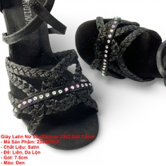 Giày Latin Nữ SoulDancer 2382 Gót 7.5cm (2382SD7P) - Đen