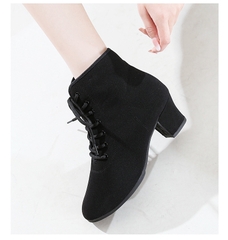 Boot Cổ Ngắn Gót 3cm (BootVai3P) - Vải