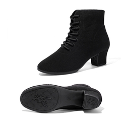 Boot Cổ Ngắn Gót 3cm (BootVai3P) - Vải