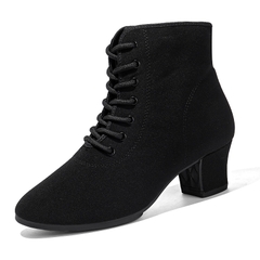 Boot Cổ Ngắn Gót 3cm (BootVai3P) - Vải