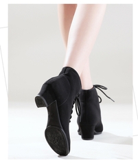 Boot Cổ Ngắn Gót 3cm (BootVai3P) - Vải