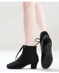 Boot Cổ Ngắn Gót 3cm (BootVai3P) - Vải