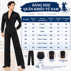 (84 Lò Đúc) Quần Latin Nam - Đen