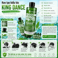 Gel Tạo Kiểu Tóc, King Dance 260ml