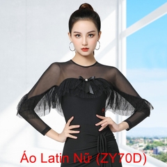(Doubl) Áo Latin Nữ (ZY70D) - Đen + Size