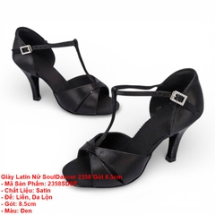 Giày Latin Nữ SoulDancer 2358 Gót 8.5cm (2358SD8P) - Đen