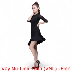 Váy Nữ Liền Thân (VNL) - Đen + Size