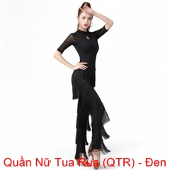 Quần Nữ Tua Rua (QTR) - Đen + Size