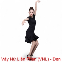 Váy Nữ Liền Thân (VNL) - Đen + Size