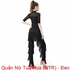 Quần Nữ Tua Rua (QTR) - Đen + Size