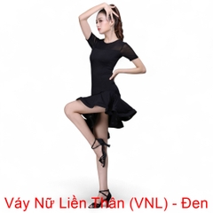 Váy Nữ Liền Thân (VNL) - Đen + Size