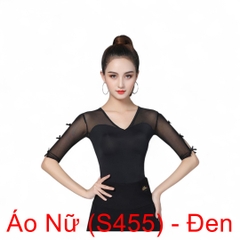 (Doubl) Áo Nữ (S455) - Đen + Size