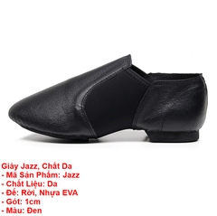 Giày Jazz Múa Bale (Jazz) - Đen