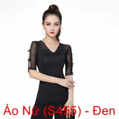 (Doubl) Áo Nữ (S455) - Đen + Size