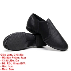 Giày Jazz Múa Bale (Jazz) - Đen