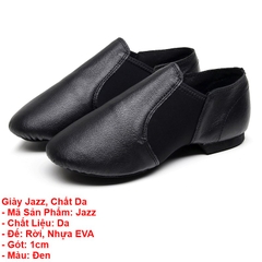 Giày Jazz Múa Bale (Jazz) - Đen