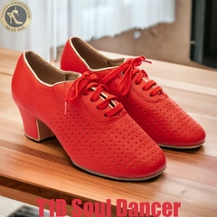 (STOP) Giày Tập Latin SoulDancer T1B (T1BSD) - Đỏ.