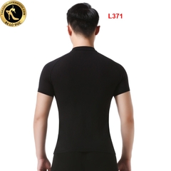 (Doubl) Áo Nam Cộc Tay (L371) - Đen + Size