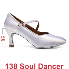 Giày Standard Nữ SoulDancer 138 Gót 7.5cm (138SD7P) - Trắng