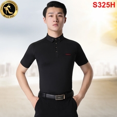 (Doubl) Áo Nam Cộc Tay (S325H) - Đen + Size