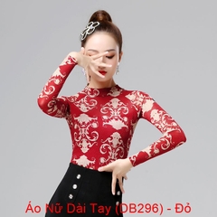 (Doubl) Áo Nữ Dài Tay (DB296) - Đỏ + Size