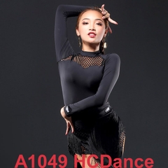 (HCDance) Áo Nữ Đen Lưới (A1049) - Đen + Size