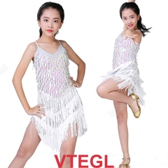 Váy Trẻ Em Giọt Lệ (VTEGL) - Trắng + Size
