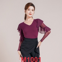 Áo Nữ Dài Tay (M1001) - Tím Dâu Tằm + Size