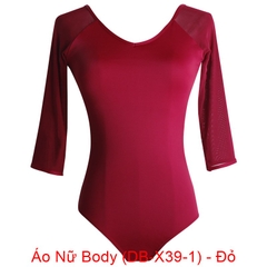 (Doubl) Áo Nữ Body (DB-X39-1) - Đỏ + Size