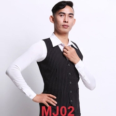 (Doubl) Áo Gile Nam (MJ02) - Đen + Size