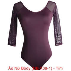 (Doubl) Áo Nữ Body (DB-X39-1) - Tím + Size