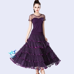 Bộ Váy Tím Người Lớn