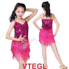 Váy Trẻ Em Giọt Lệ (VTEGL) - Hồng + Size