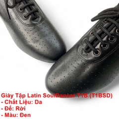 Giày Tập Latin SoulDancer T1B (T1BSD) - Đen.