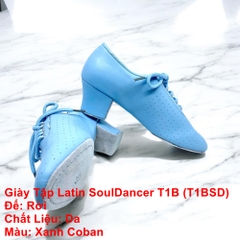 (STOP) Giày Tập Latin SoulDancer T1B (T1BSD) - Xanh Coban