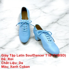 (STOP) Giày Tập Latin SoulDancer T1B (T1BSD) - Xanh Coban