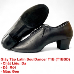 Giày Tập Latin SoulDancer T1B (T1BSD) - Đen.
