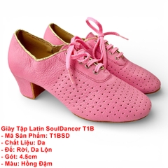 Giày Tập Latin SoulDancer T1B (T1BSD) - Hồng Đậm