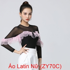 (Doubl) Áo Latin Nữ (ZY70C) - Tím + Size