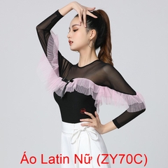 (Doubl) Áo Latin Nữ (ZY70C) - Tím + Size