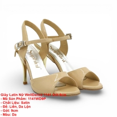 Giày Latin Nữ WellDance 1141 Gót 9cm (1141WD9P) - Da