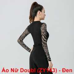 (Doubl) Áo Nữ Dài Tay (ZY143) - Đen + Size